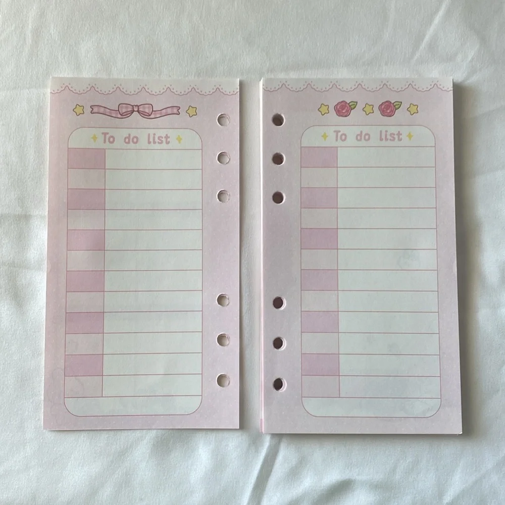 A6 Planner Kawaii Princess Pink - Picture 4 of 12